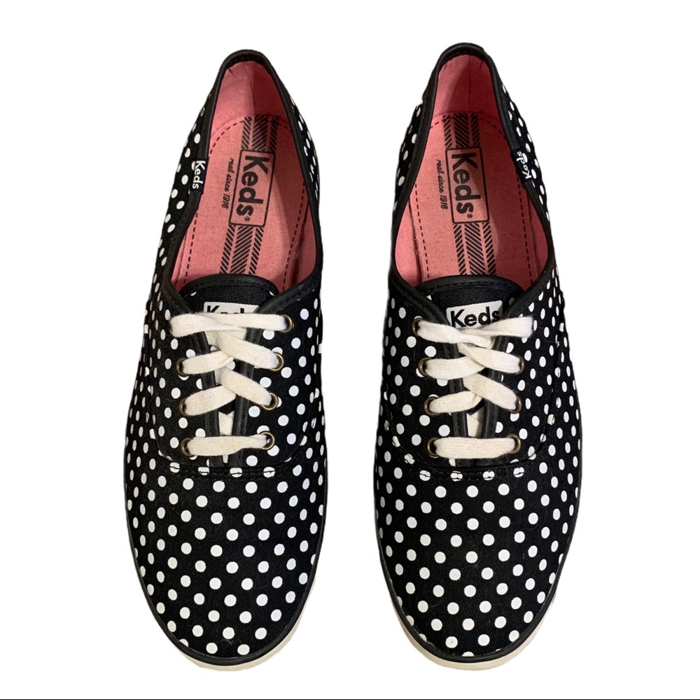 KEDS polka dot sneakers tennis shoes Women's 10